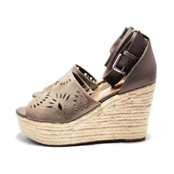 Indigo Rd. Kash Wedge Espadrille Slingback Sandals Women's Sz 8.5 Brown MSRP $80 - Picture 6 of 8